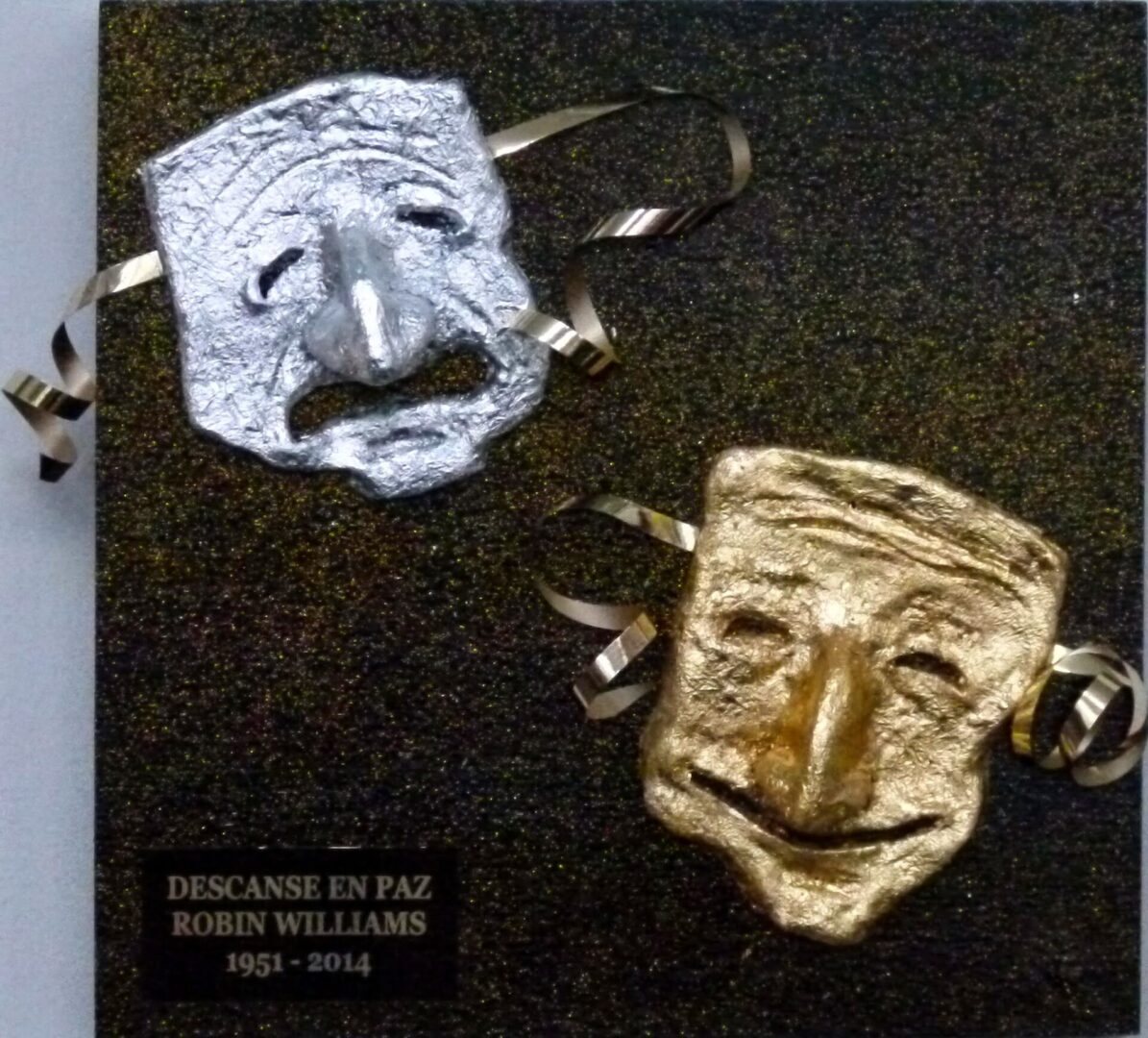 An art of masks by Robin Williams